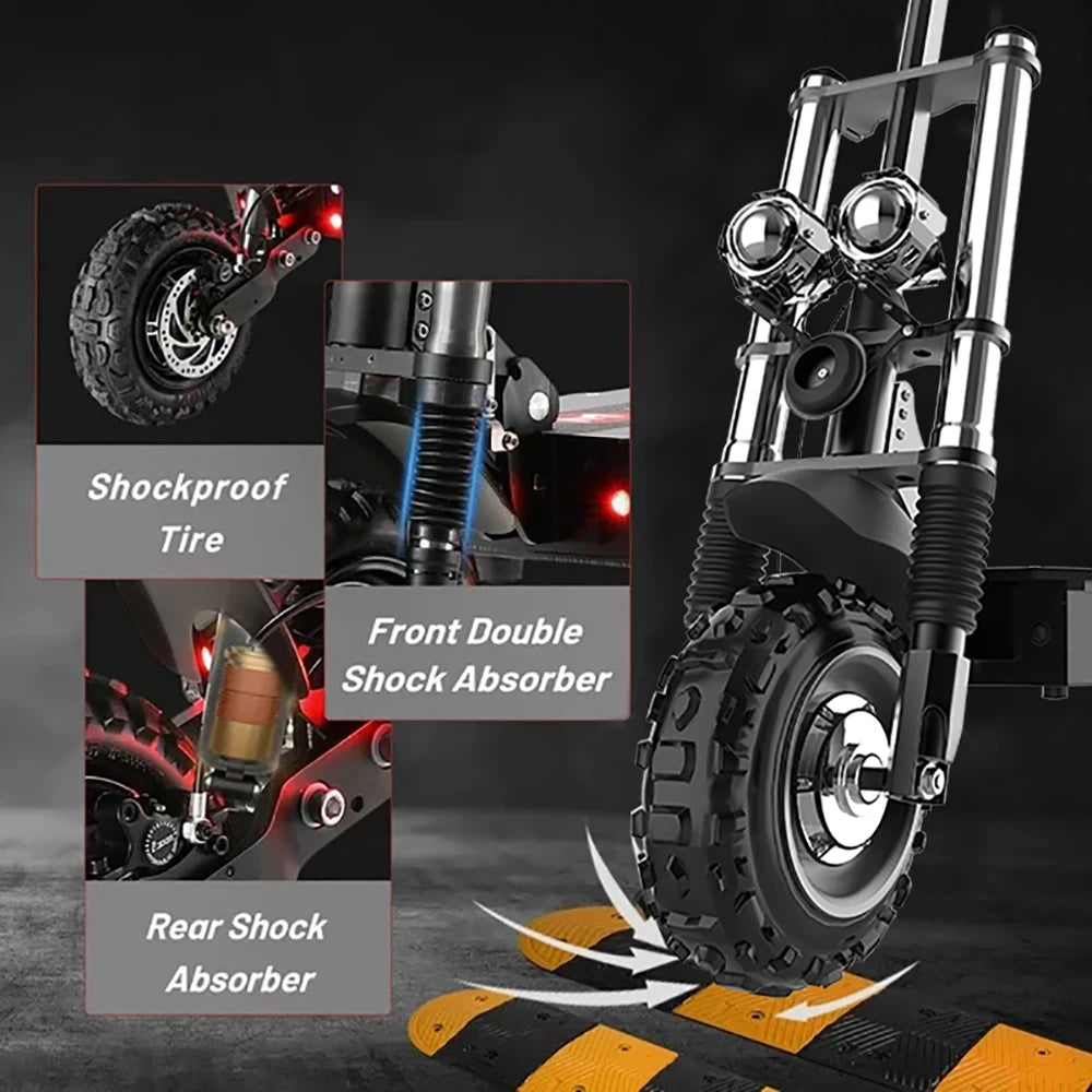 Jueshuai Outdoor Electric Scooter 1000W 48V-72V Fast Off Road Foldable