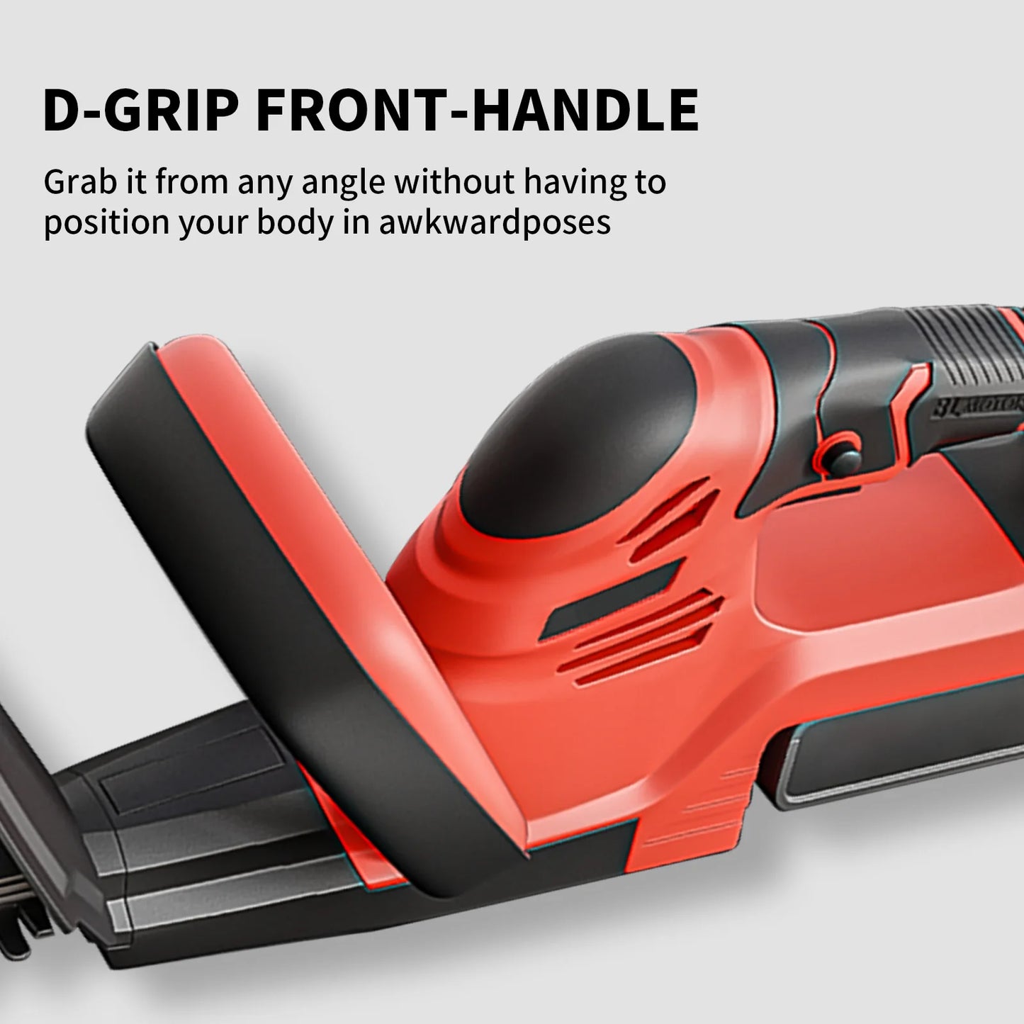 Cordless Hedge Trimmer With 3Ah Battery Charger For Yard Garden