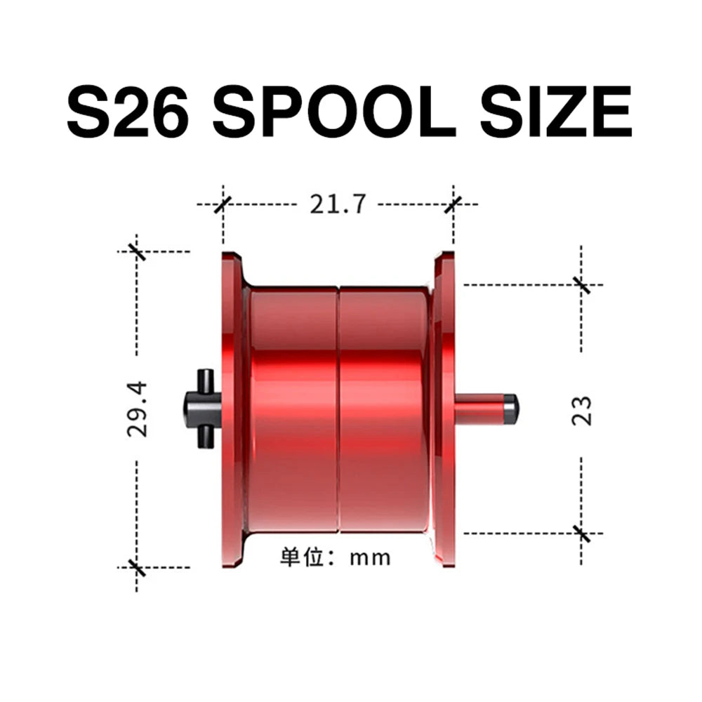 KKR S26 Ultralight Spool For Aldebaran BFS Baitcasting Reel