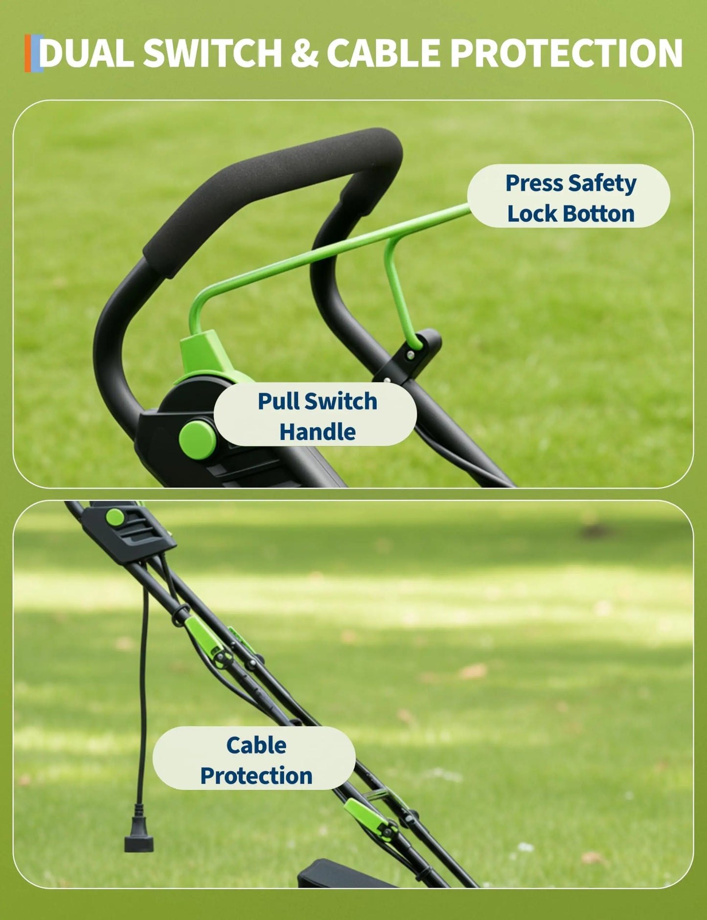 15.5 Amp Electric Lawn Dethatcher Scarifier 2-in-1