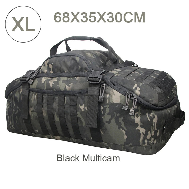 LQARMY Outdoor Molle Tactical Backpack for Hiking Camping Travel