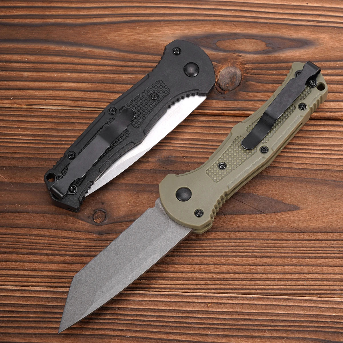 No Outdoor EDC Folding Pocket Knife D2 Steel Blade