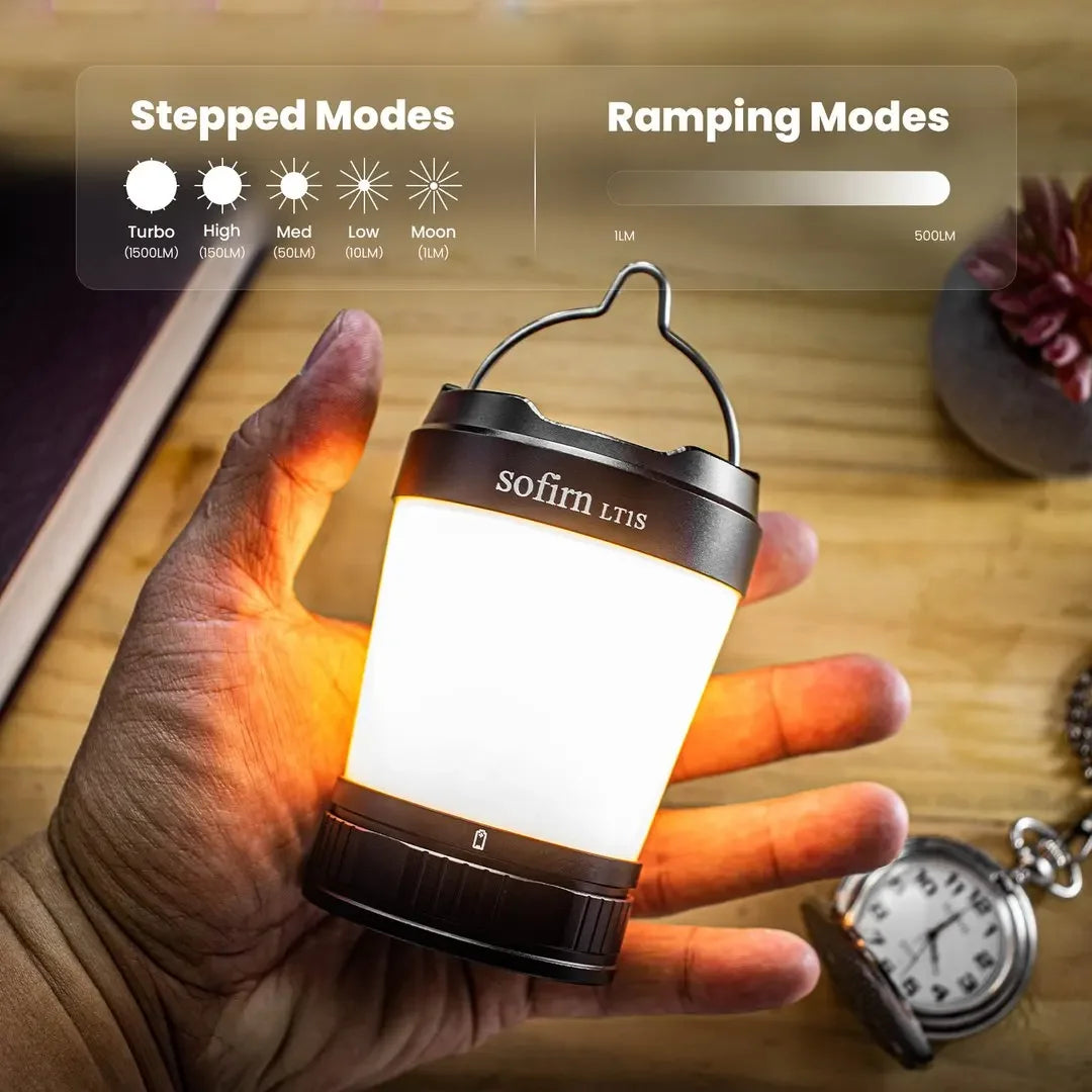 Sofirn LT1S Camping Light USB C Rechargeable Lantern Reverse Charging