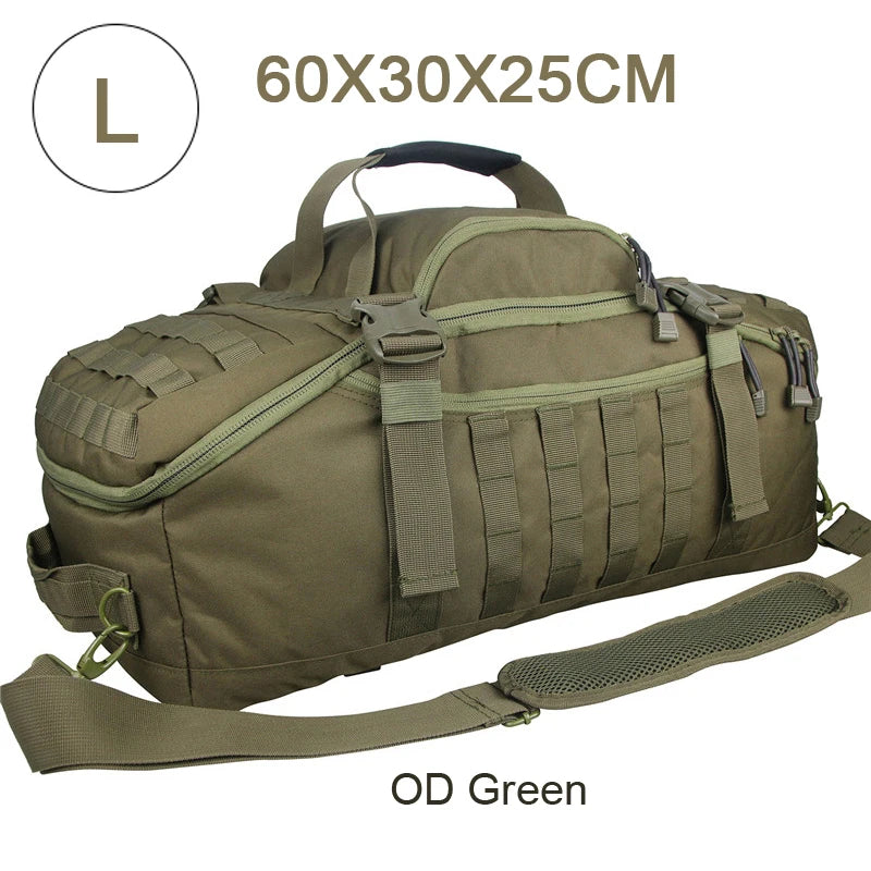 LQARMY Outdoor Molle Tactical Backpack for Hiking Camping Travel