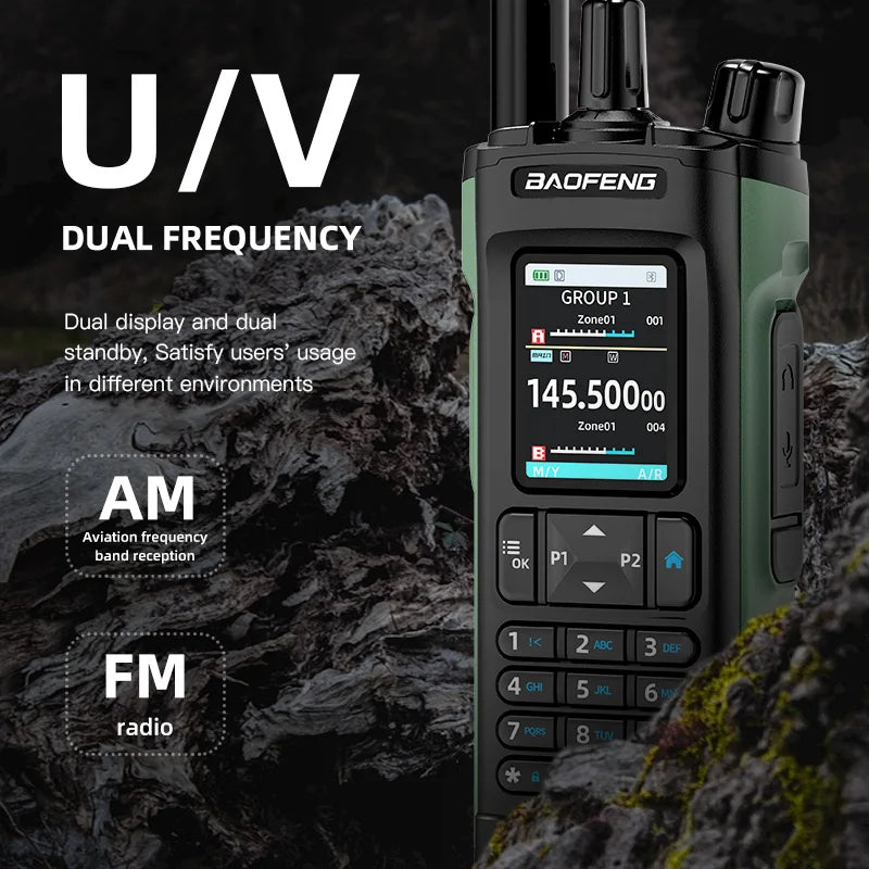 Baofeng DM32UV DMR GPS 10W Multi Band Walkie Talkie