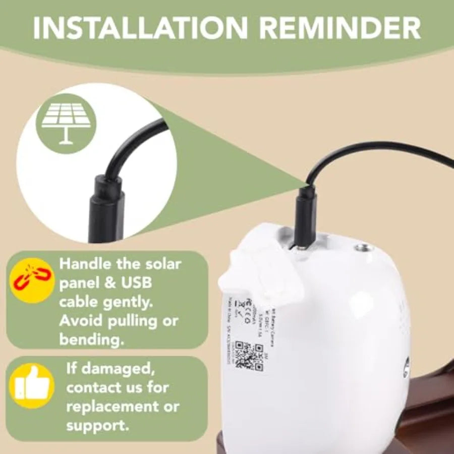 SHXI Solar Powered Bird Feeder Camera 2K AI Identify Species