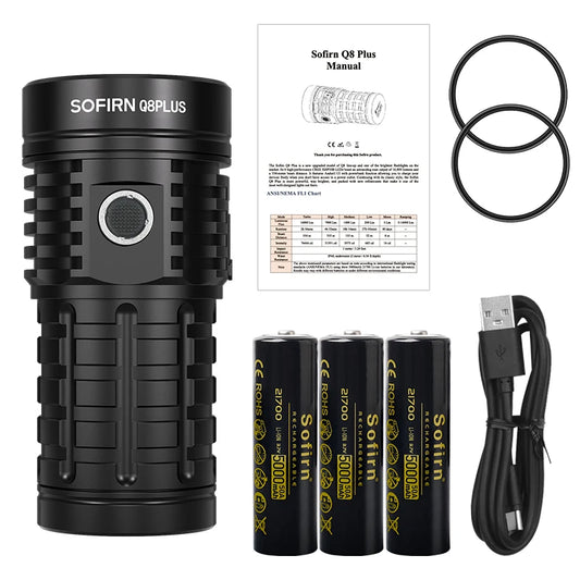 Sofirn Q8 Plus 16000lm Anduril 2.0 USB C Rechargeable