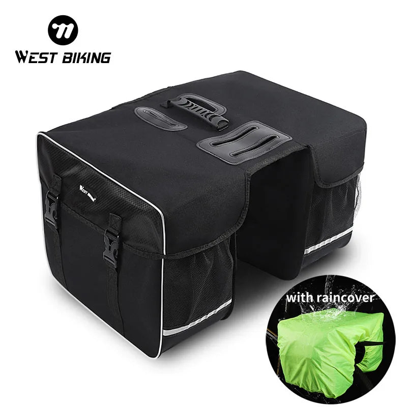 West Biking Multifunctional Saddle Bag Waterproof Bike Rack Bag