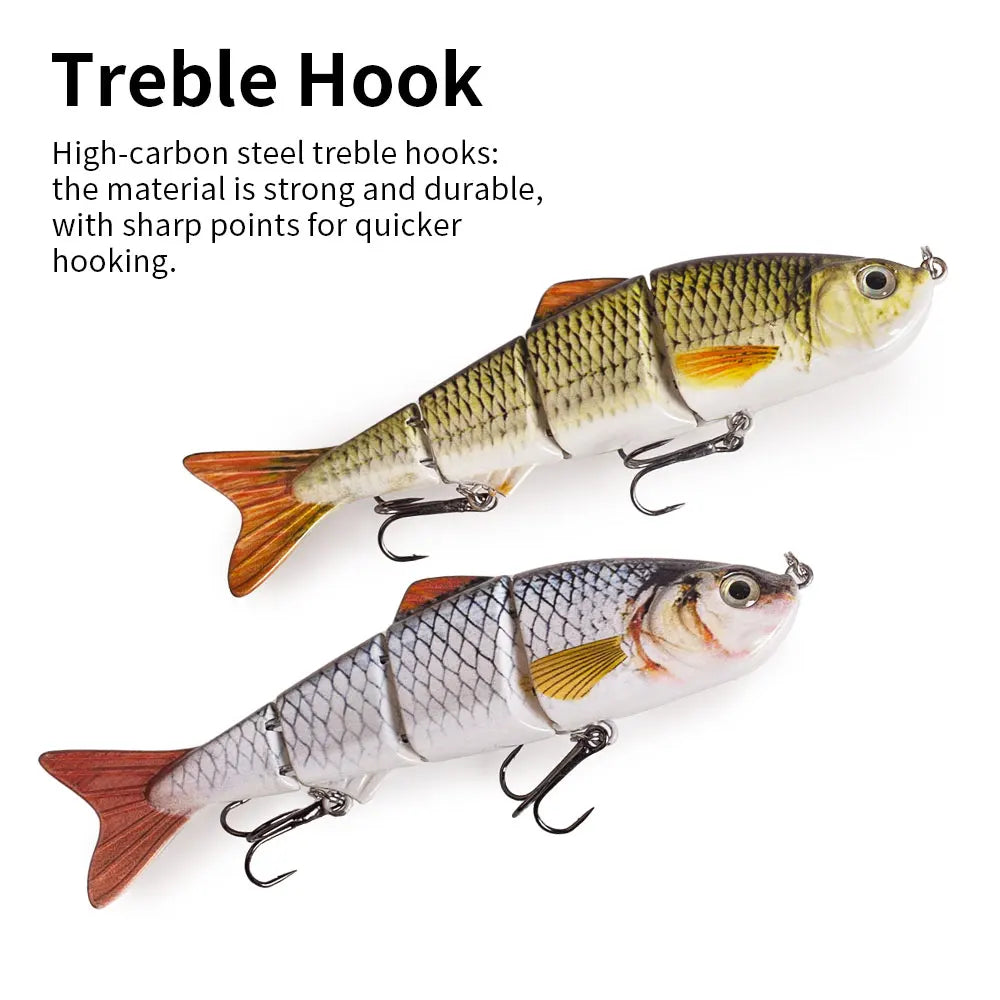 Hanlin Multi Jointed Swimbait Lure Sinking Bass Fishing