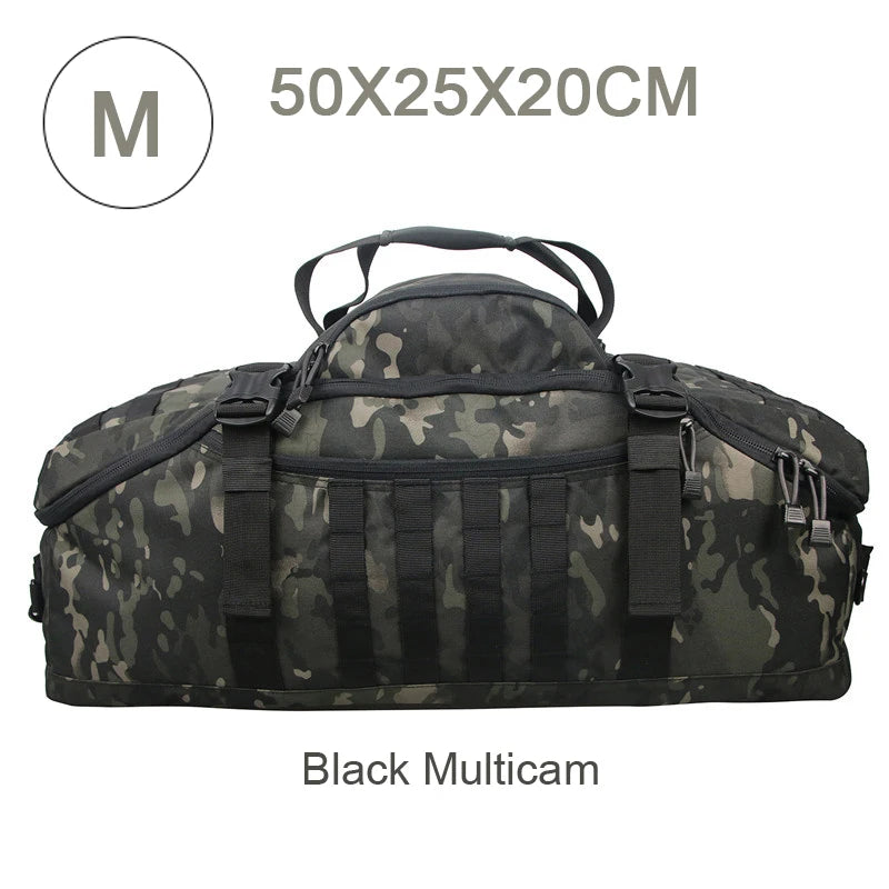 LQARMY Outdoor Molle Tactical Backpack for Hiking Camping Travel