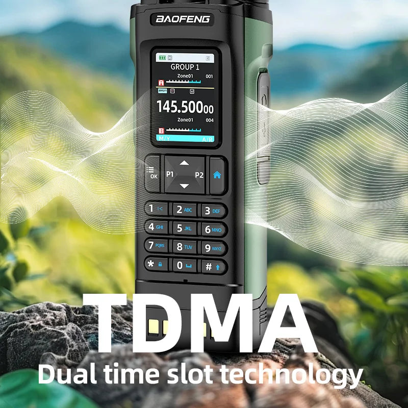 Baofeng DM32UV DMR GPS 10W Multi Band Walkie Talkie