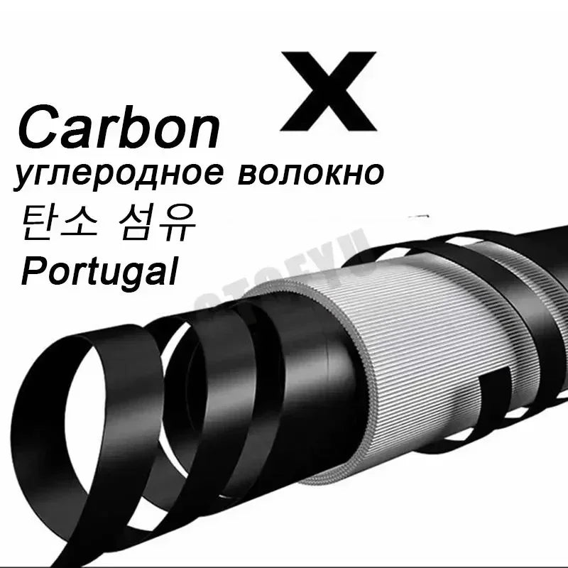 GTOFYU Superhard Carp Spinning Casting Rod Carbon