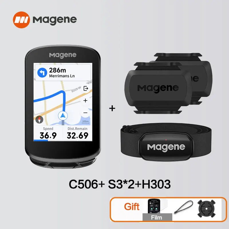 Magene C506 GPS Bike Computer With Navigation And WiFi Speedometer
