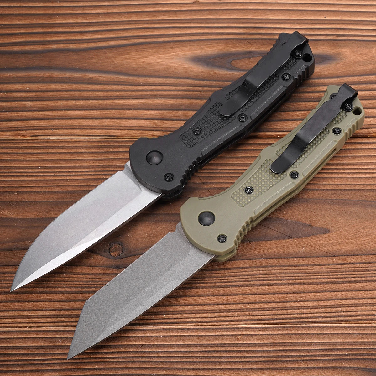 No Outdoor EDC Folding Pocket Knife D2 Steel Blade