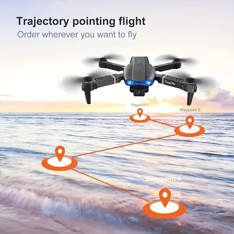 E99 Pro Drone With HD Dual Camera WiFi Obstacle Avoidance