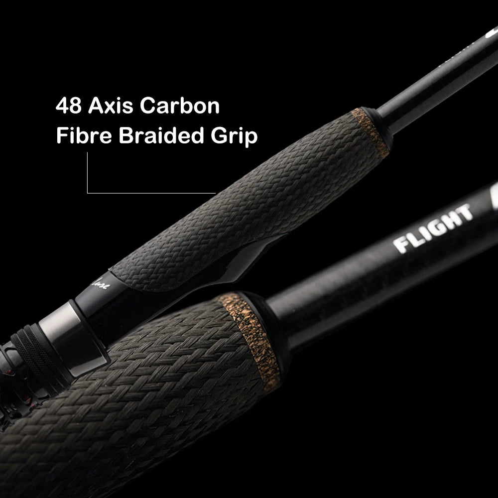 Pure-Lure New Dance Spinning Rod With Fuji Accessories And Reel