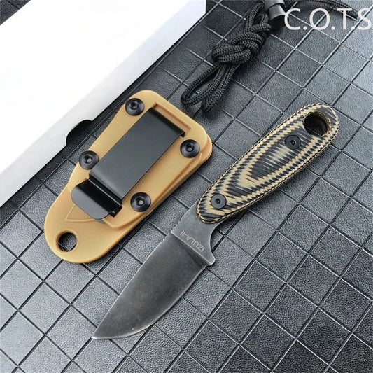Izula G10 Handle Knife D2 Blade For Outdoor Survival