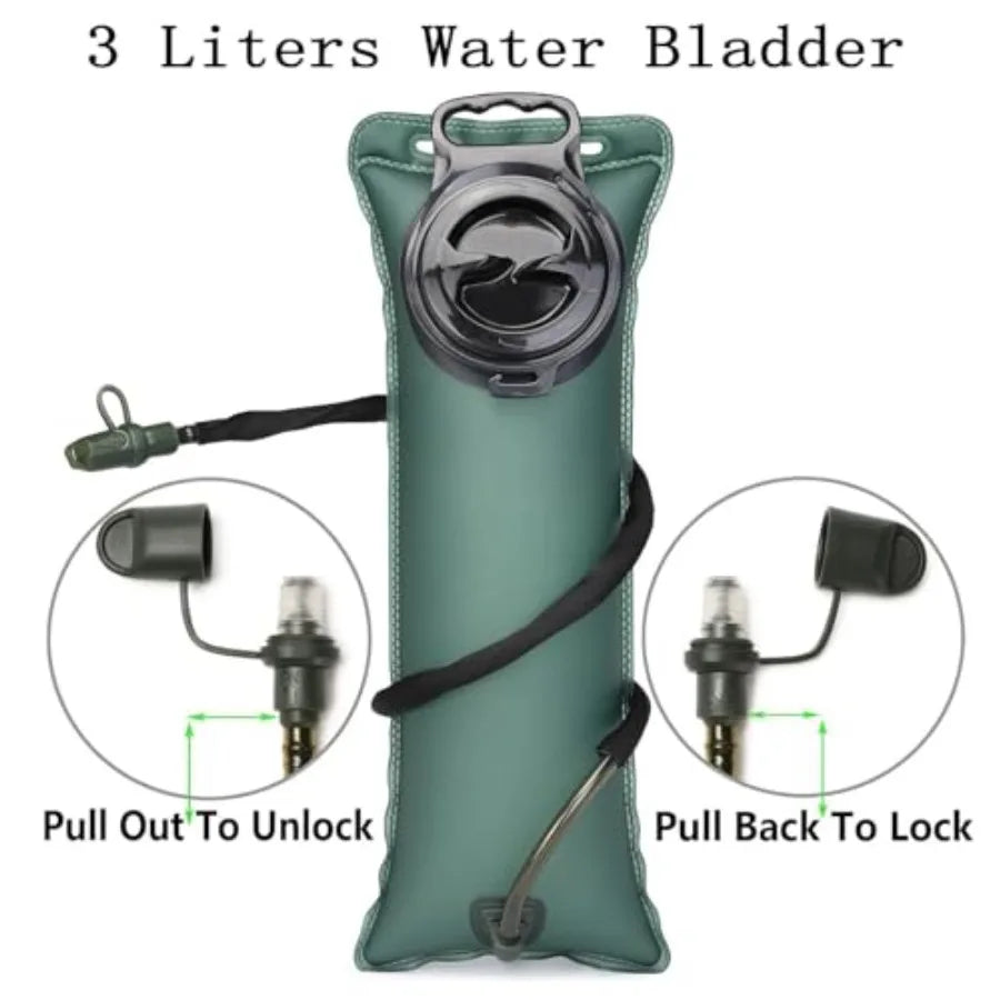 Insulated Hydration Pack With 3L TPU Bladder For Hiking Cycling