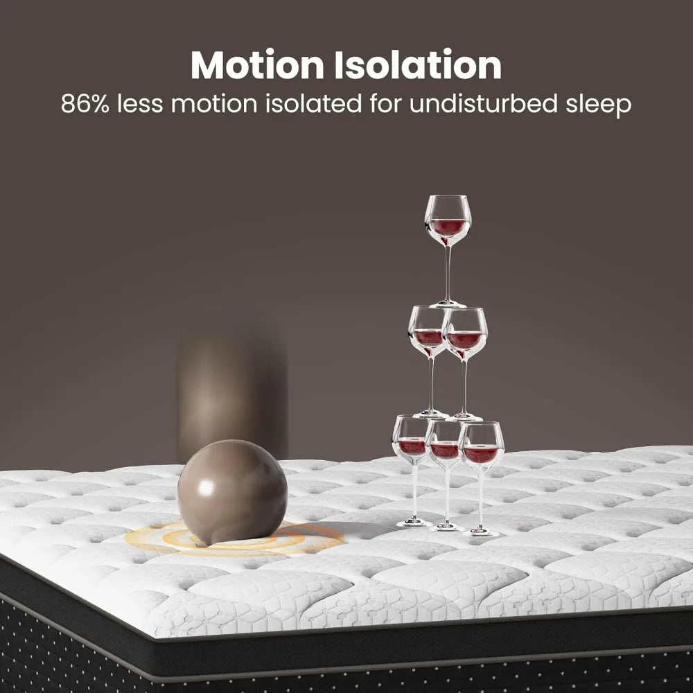 Extra Firm Hybrid Mattress With Air Flow Pocket Springs