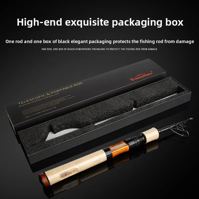 Telescopic Luya Rod Fishing Rod With Soft Microobject Vibration