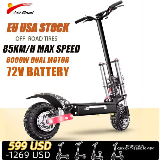 Jueshuai Electric Scooter For Adults Dual Motor X60 X700 Foldable