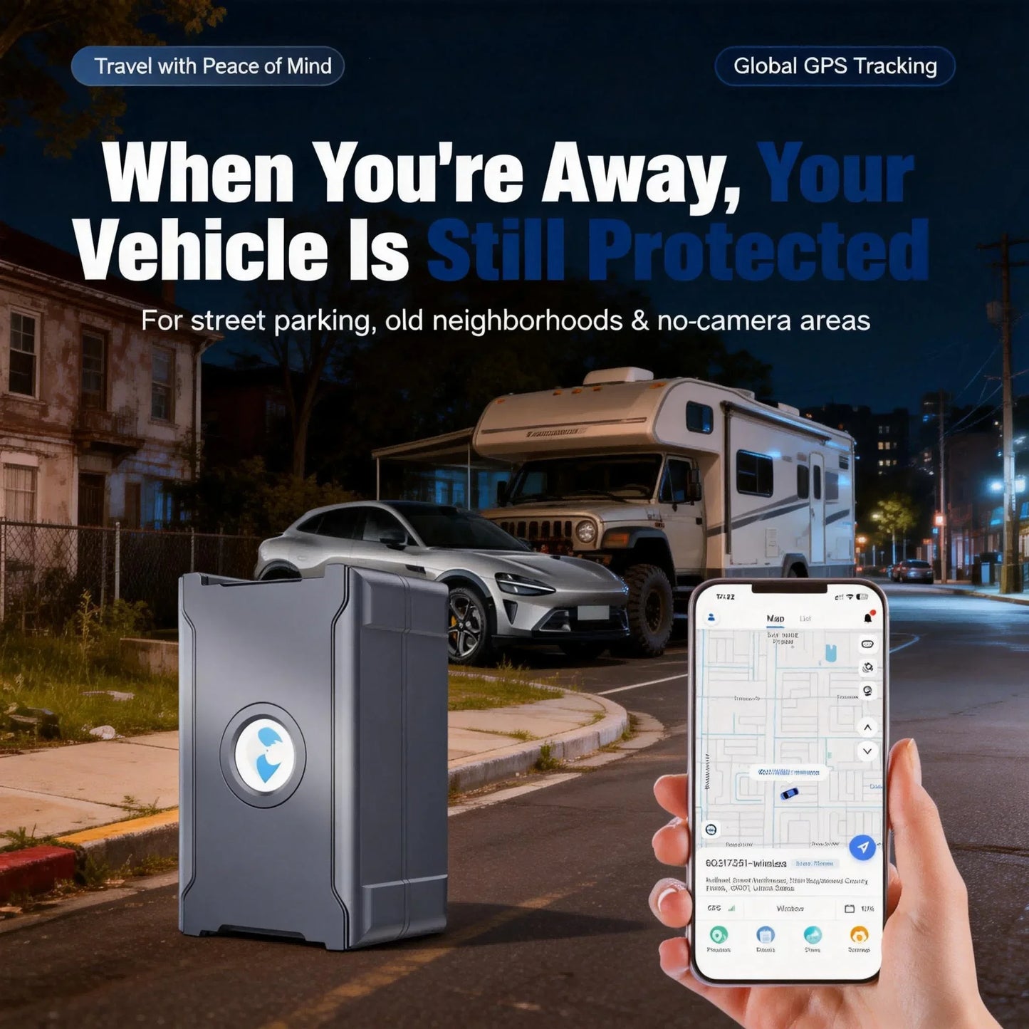 Wanwaytech Wireless GPS Tracker Car Anti Theft Real Time Locator