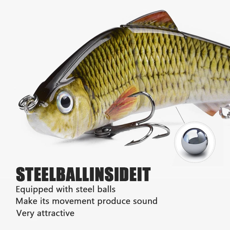 Hanlin Multi Jointed Swimbait Lure Sinking Bass Fishing