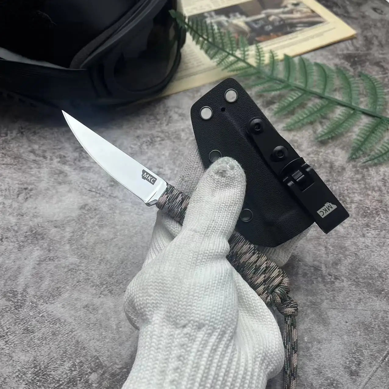 Montana MKC Fixed Blade Knife for Hiking and Hunting Outdoors