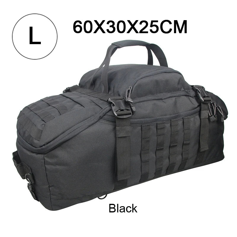 LQARMY Outdoor Molle Tactical Backpack for Hiking Camping Travel