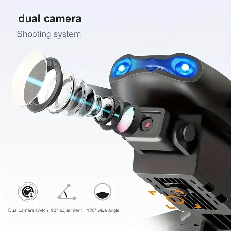 E99 Pro Drone With HD Dual Camera WiFi Obstacle Avoidance
