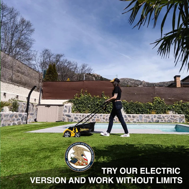 Turf Vacuum Sweeper For Synthetic Grass 1600W Corded Electric