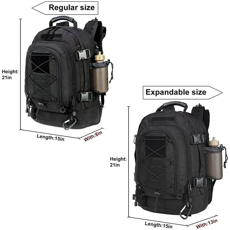 LQARMY Military Tactical Backpack Molle Assault Rucksack for Outdoors