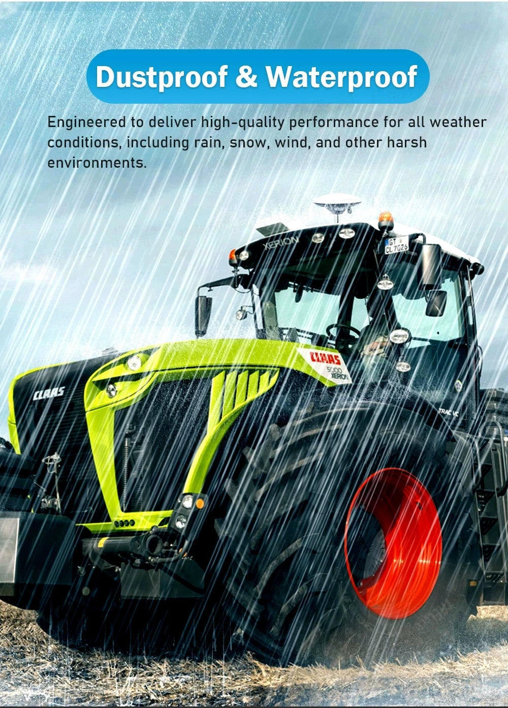 RICOEL Waterproof GPS Tractor GNSS Antenna for Satellite Access