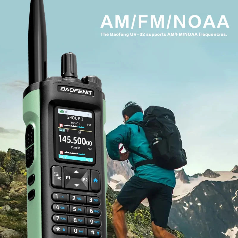 Baofeng DM32UV DMR GPS 10W Multi Band Walkie Talkie