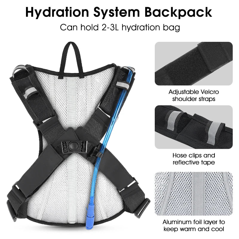 West Biking Hydration Backpack Ergonomic Cycling Harness For Outdoors