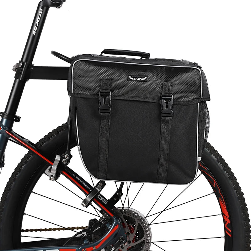 West Biking Multifunctional Saddle Bag Waterproof Bike Rack Bag
