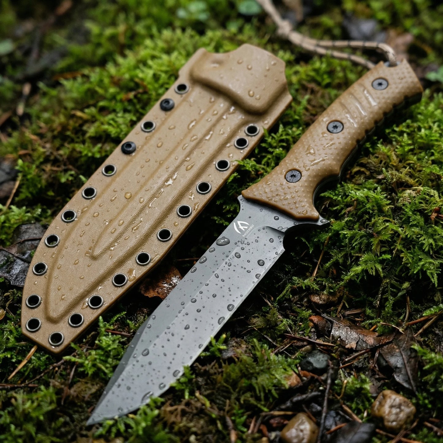 Huangfu Fixed Blade Knife With Cover For Outdoors And Survival