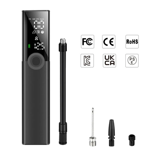 Woowind BP188 Electric Bike Pump 120 PSI Portable Tire Inflator