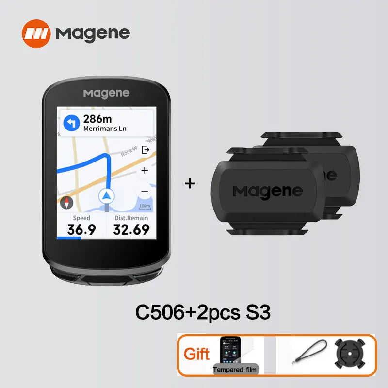 Magene C506 GPS Bike Computer With Navigation And WiFi Speedometer