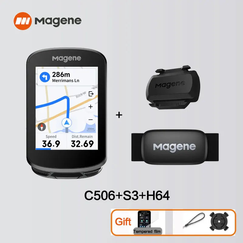 Magene C506 GPS Bike Computer With Navigation And WiFi Speedometer