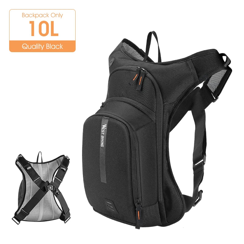 West Biking Hydration Backpack Ergonomic Cycling Harness For Outdoors