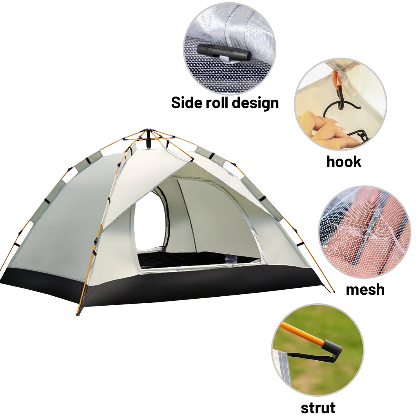 Pakicetus Auto Tent Quick 60 Second Setup Sunshade