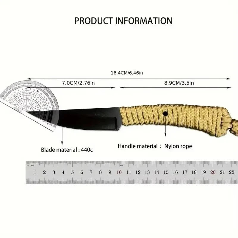 Speedgoat 2.0 Outdoor Fixed Blade Knives 440C Nylon Handle