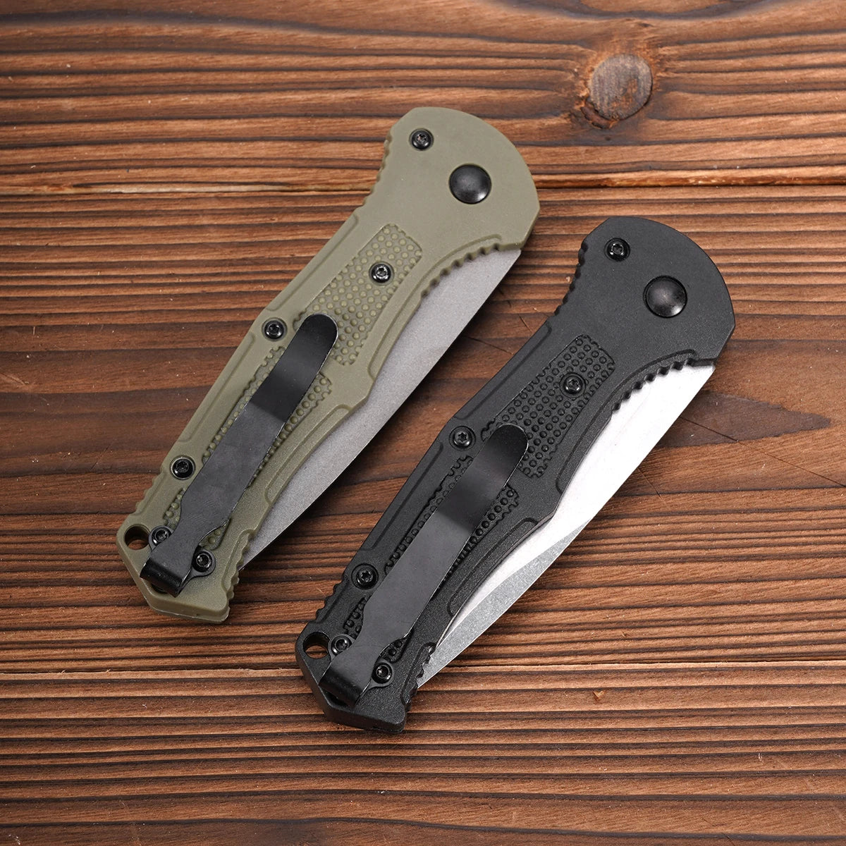 No Outdoor EDC Folding Pocket Knife D2 Steel Blade