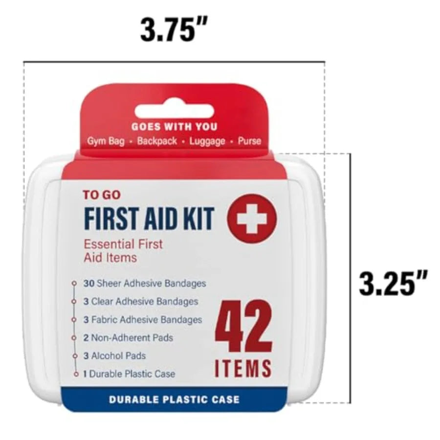 Comprehensive First Aid Kit 1000 Pcs 24 Boxes 42 Items