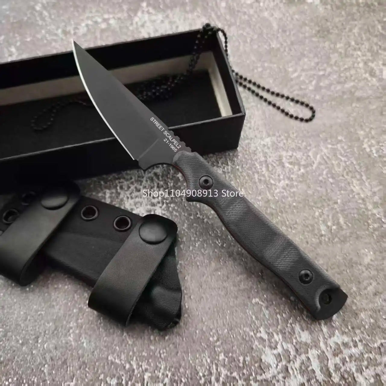 Wilderness Escape Multi Knife Stainless Steel 8Cr13Mov G10 Handle