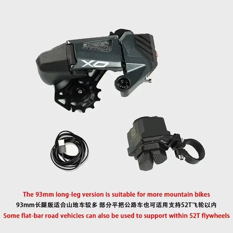 WHEELTOP EDS OX 2.0 Wireless Electronic MTB Shifter Rear Derailleur Set 7-14 Speed Mountain Bike Groupset