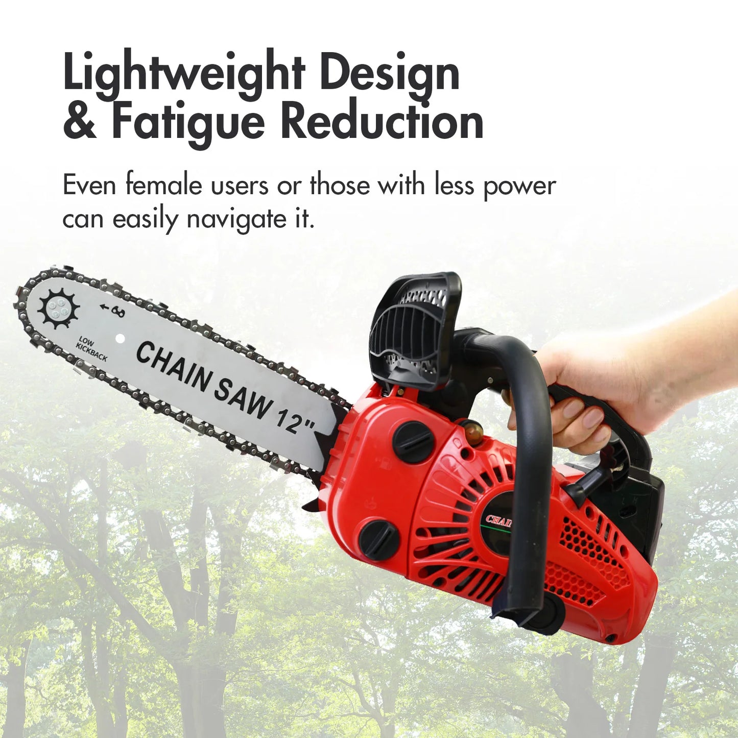 Cordless Chainsaw 1000W Lightweight Portable Wood Cutting for Farm