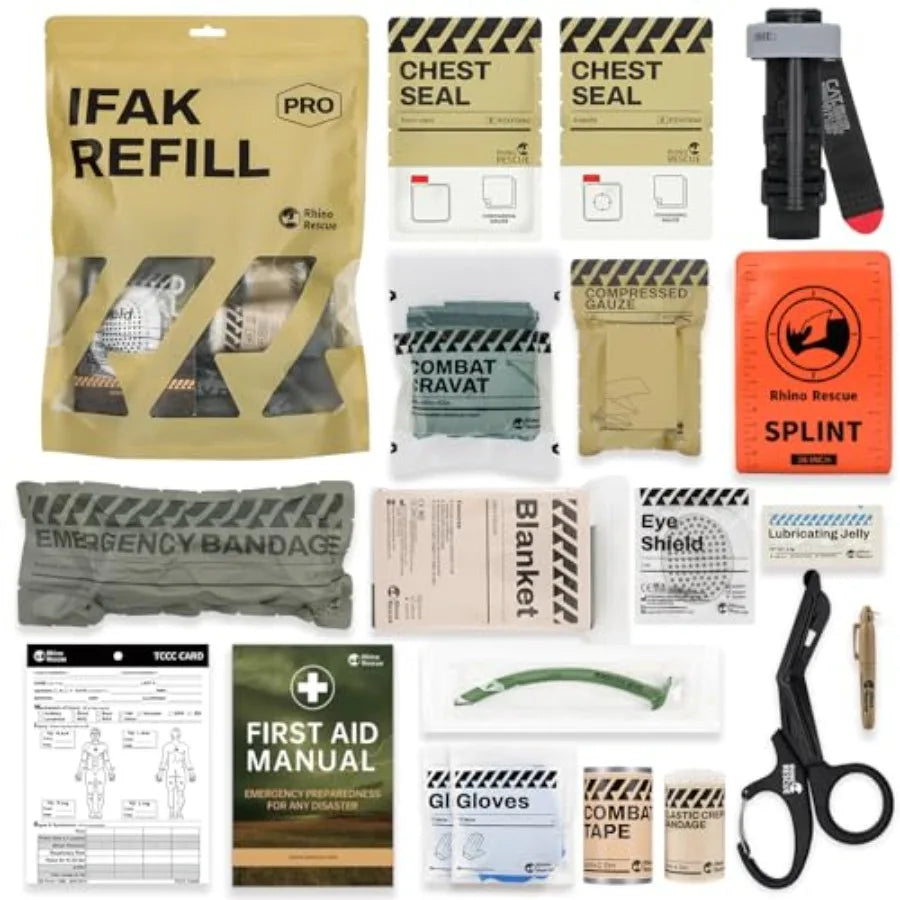 IFAK Refill Kit 17Pcs CAT Gen7 Tourniquet Emergency First Aid