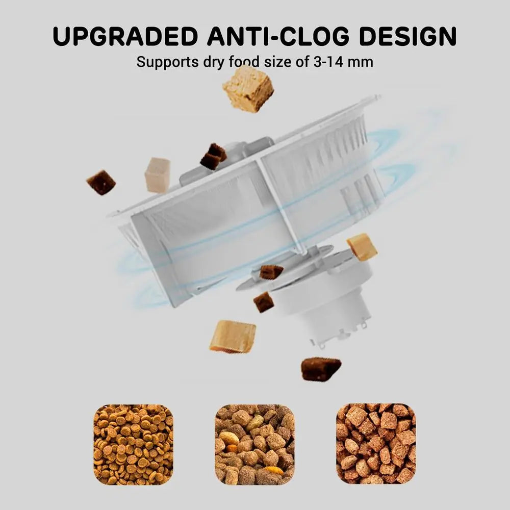XMSJ Automatic Pet Feeder and Waterer 2-In-1 Set 300 Oz